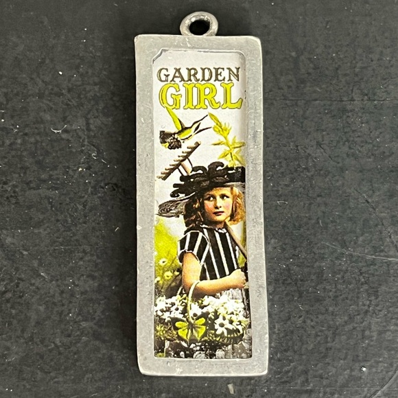 Pick Up Sticks Reversible Charm Pendant Garden Girl-Force of Nature - Picture 10 of 11